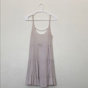 Brandy Melville Tiered Dress in Blush